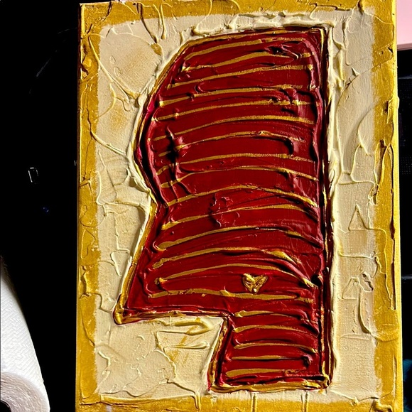 hand painted hometown Mississippi art - Picture 1 of 3